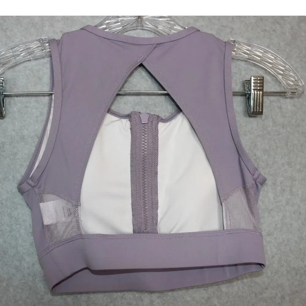 Danz N Motion Zipper Front Top Girls Size‎ Small Purple